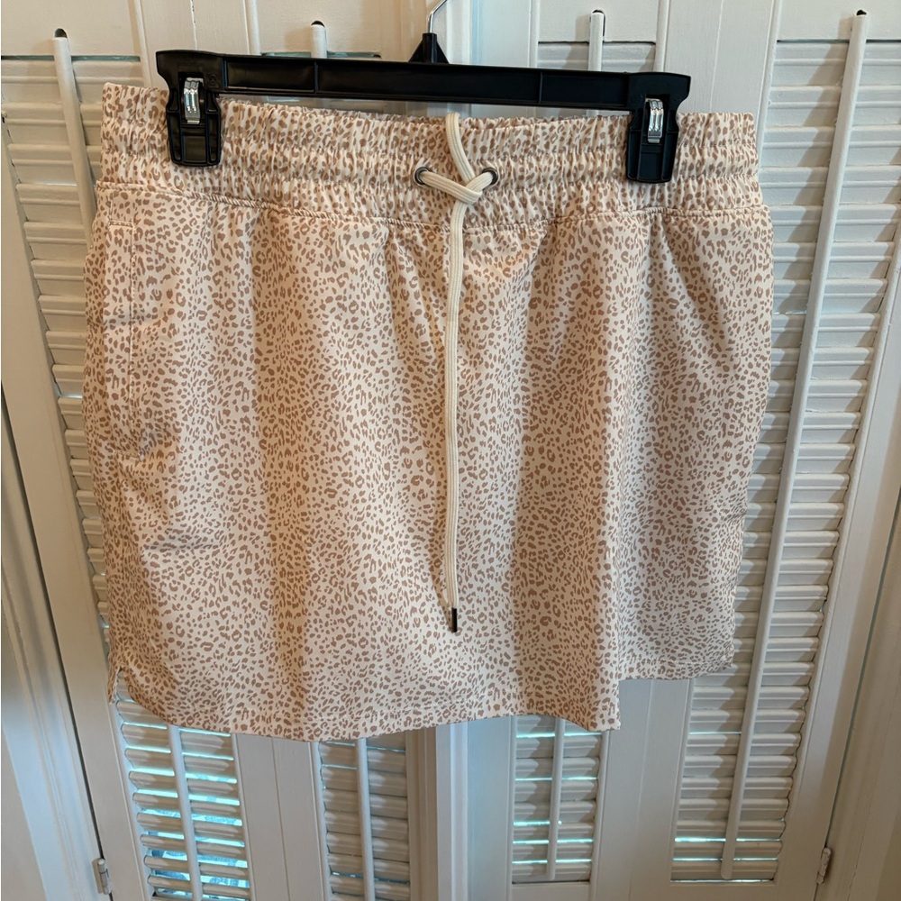 Tek Gear Leopard Print Skort - Cream